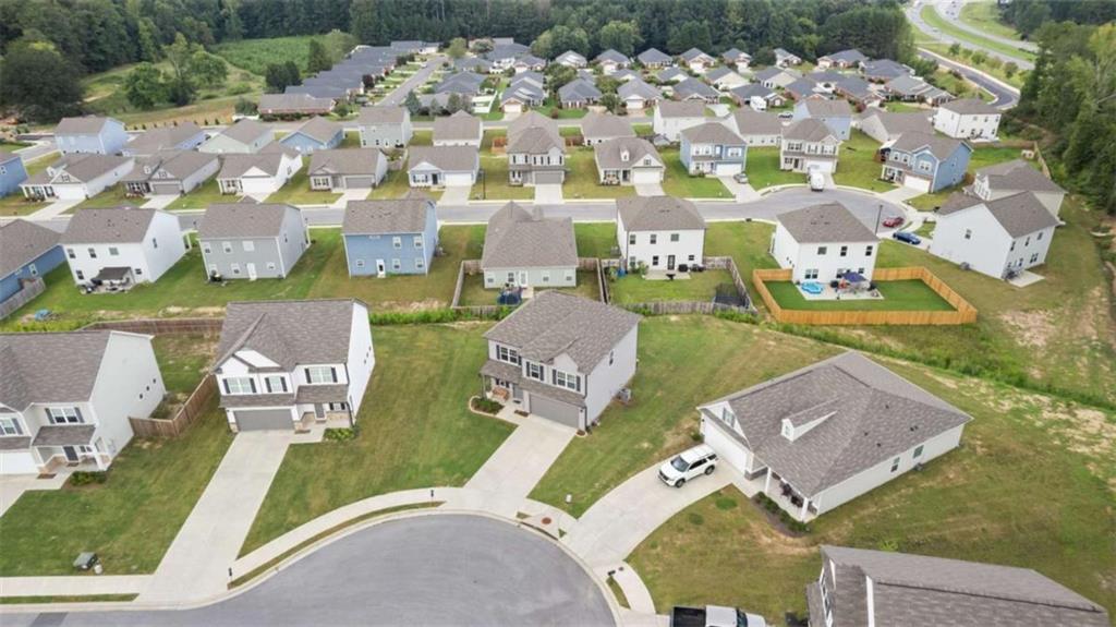 13 Maycroft Court Rome, GA 30161 - Photo 28 of 28 an aerial view of a house with garden space and street view