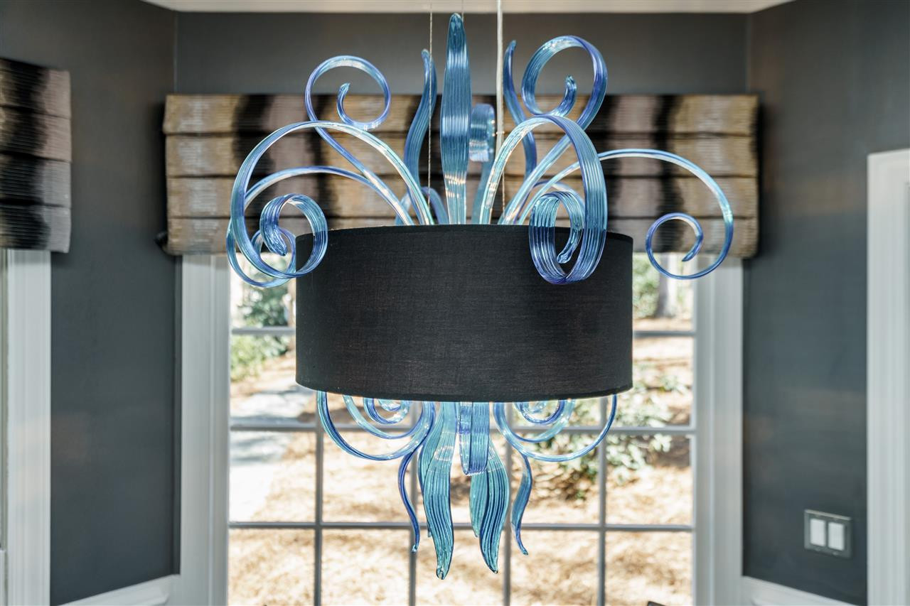 3916 Hemsbury Way Raleigh, NC 27612 - Photo 14 of 30 Chandelier in Sunlit Breakfast Room