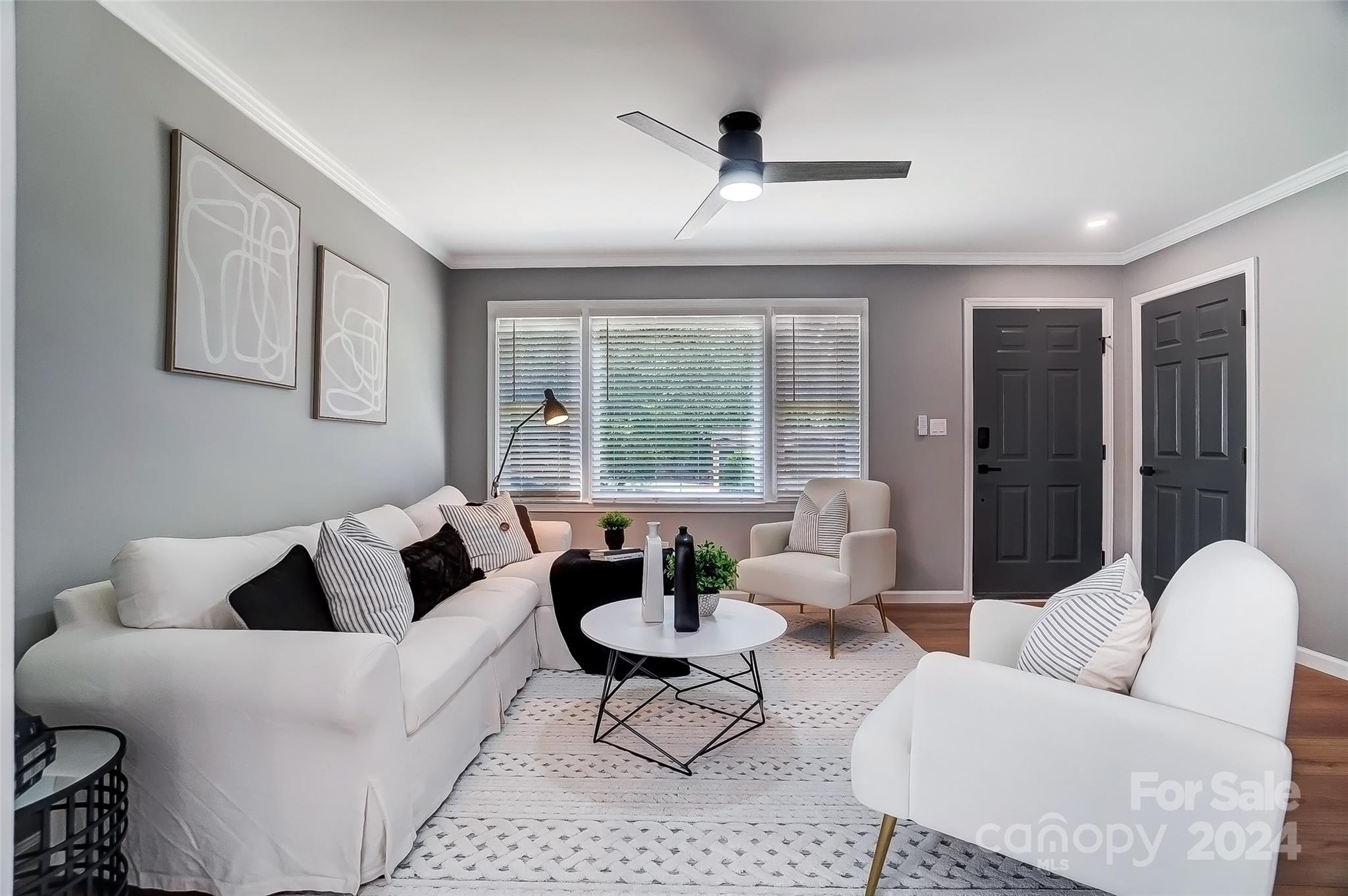 131 Hickory Lane York, SC 29745 - Photo 8 of 25 a living room with furniture and a large window