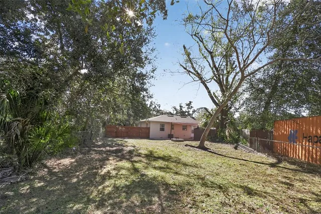 a view of a hallway with a large window