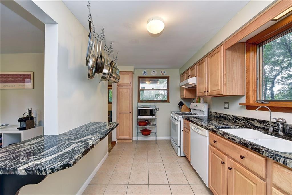6644 Landview Road Pittsburgh, PA 15217 - Photo 6 of 25 Fully equipped kitchen with granite countertops and newer appliances.