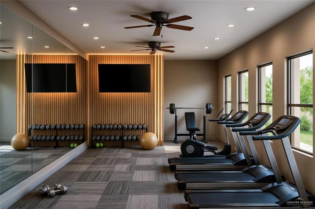 4905 Tyler, Unit 2 McAllen, TX 78503 - Photo 19 of 26 a view of a room with gym equipment