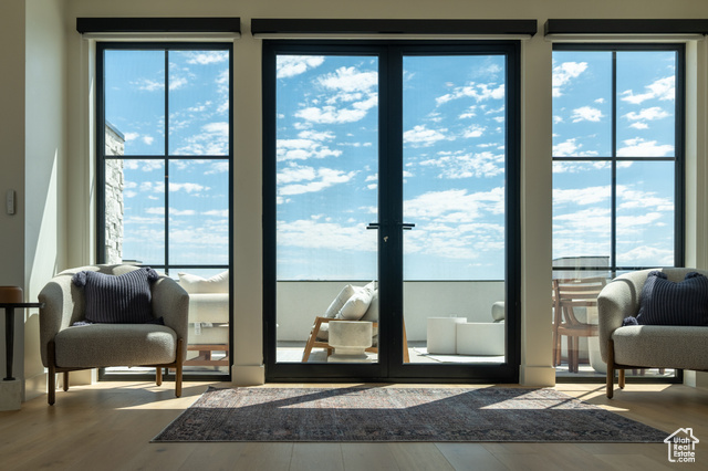 5366 Cyan Lane St. George, UT 84790 - Photo 13 of 39 Doorway featuring wood finished floors and plenty of natural light