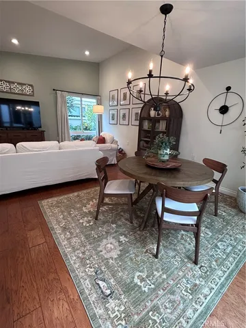 a living room with a couch and a table