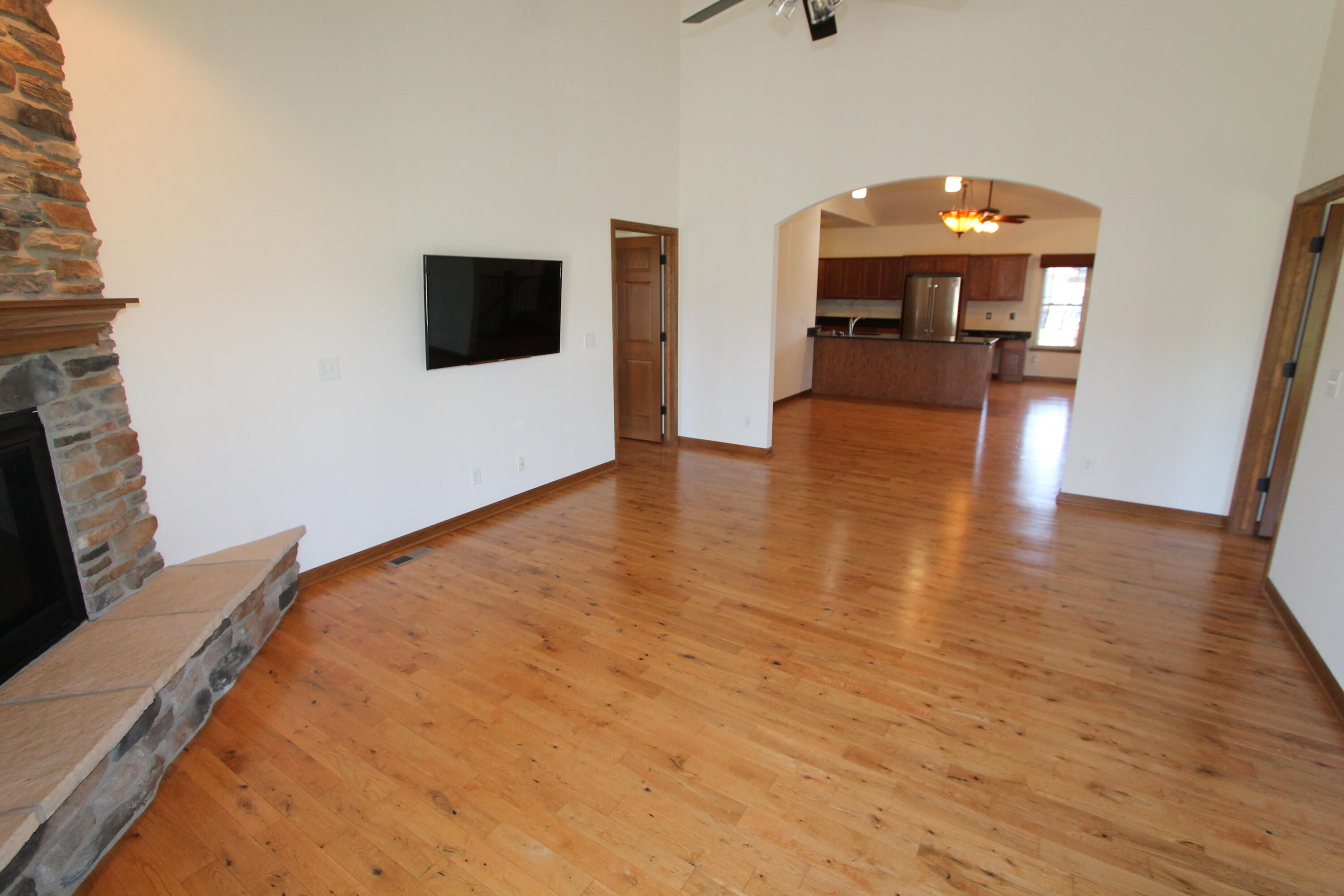 Living Room Looking into Kitchen