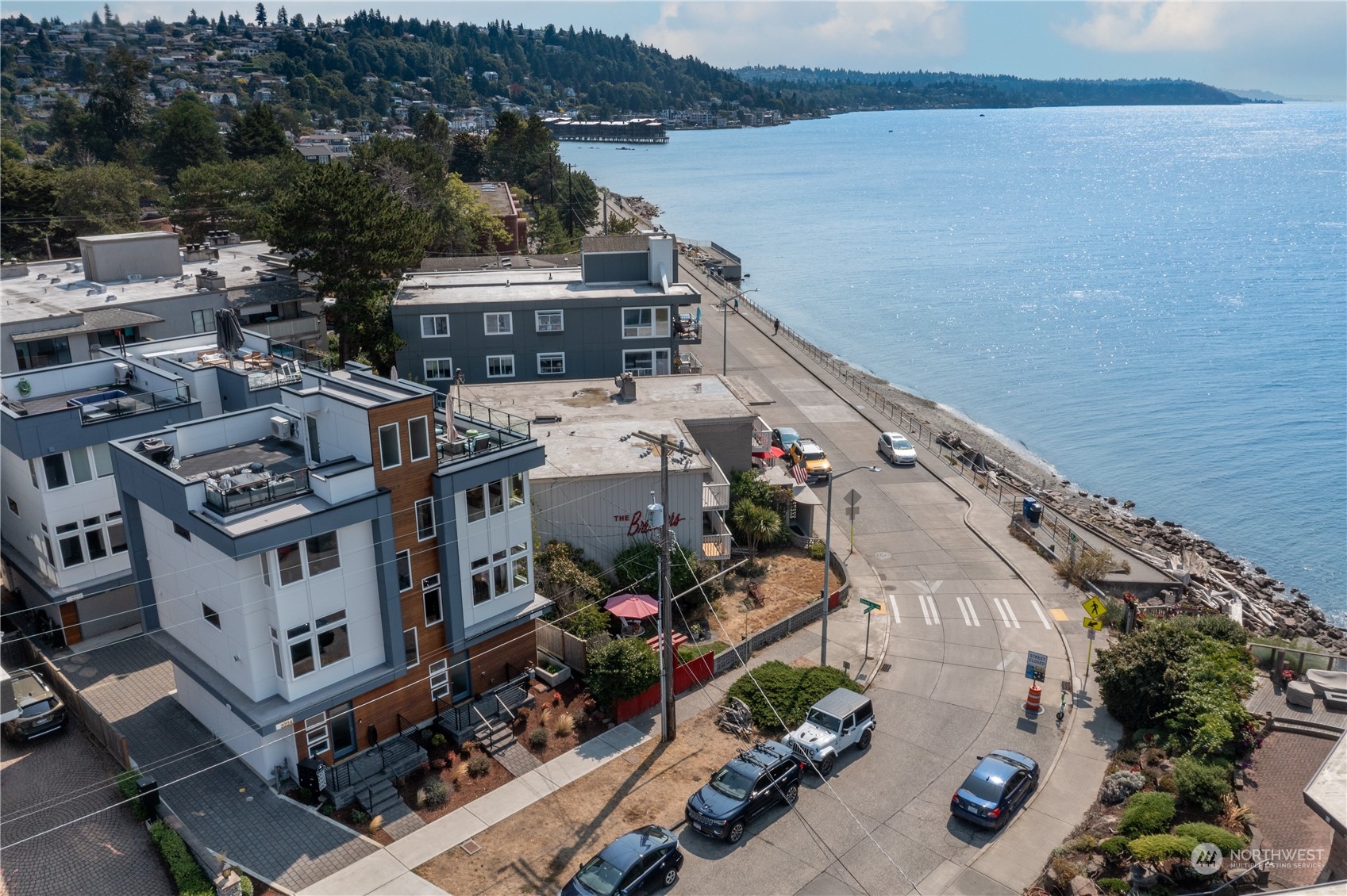 3226 Alki Avenue Southwest Seattle, WA 98116 - Photo 27 of 39 an aerial view of multiple house with outdoor space
