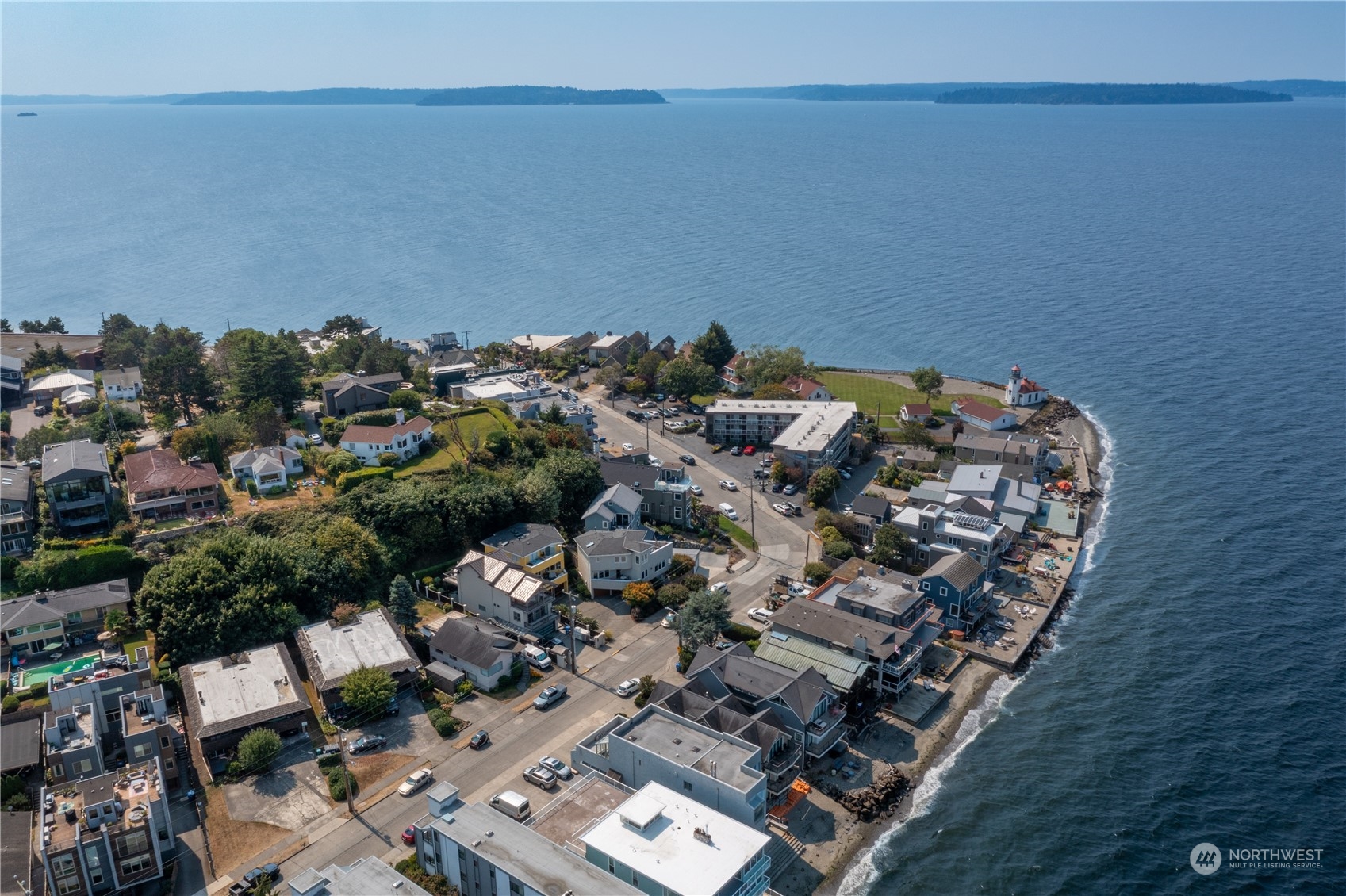 3226 Alki Avenue Southwest Seattle, WA 98116 - Photo 31 of 39 an aerial view of a house with a yard