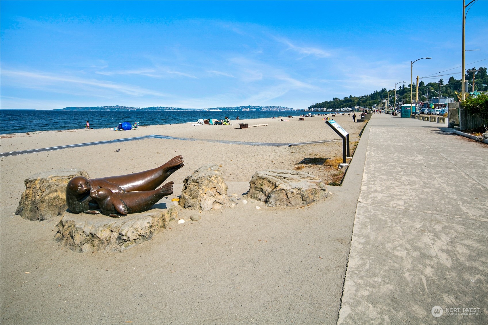 3226 Alki Avenue Southwest Seattle, WA 98116 - Photo 33 of 39 a view of a ocean beach