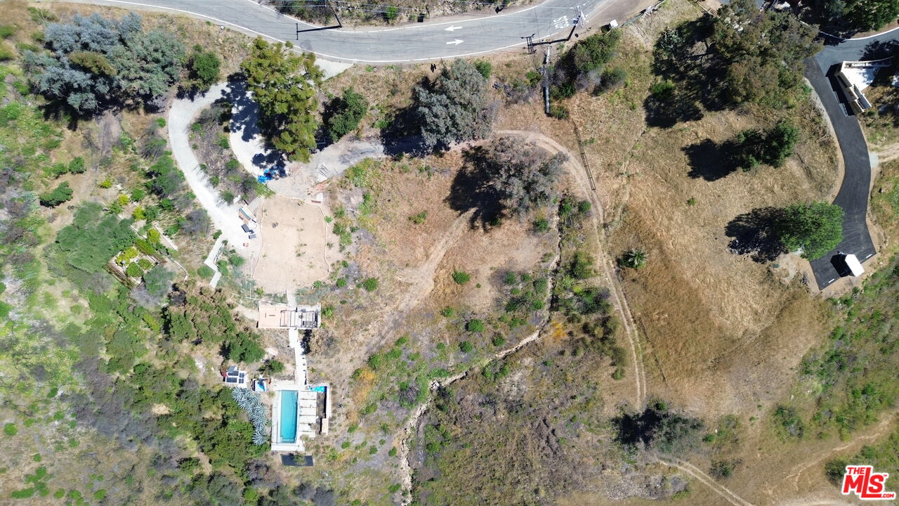 2460 Tuna Canyon Road Topanga, CA 90290 - Photo 11 of 11 a view of a yard with plants and large trees