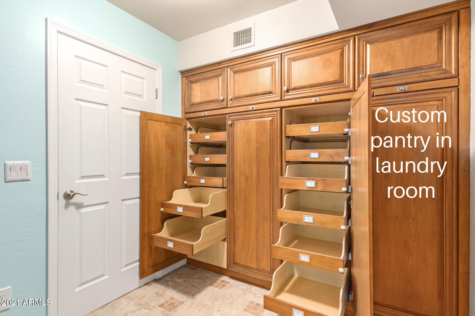 3929 East Decatur Street Mesa, AZ 85205 - Photo 17 of 41 Laundry Room - Custom pantry
