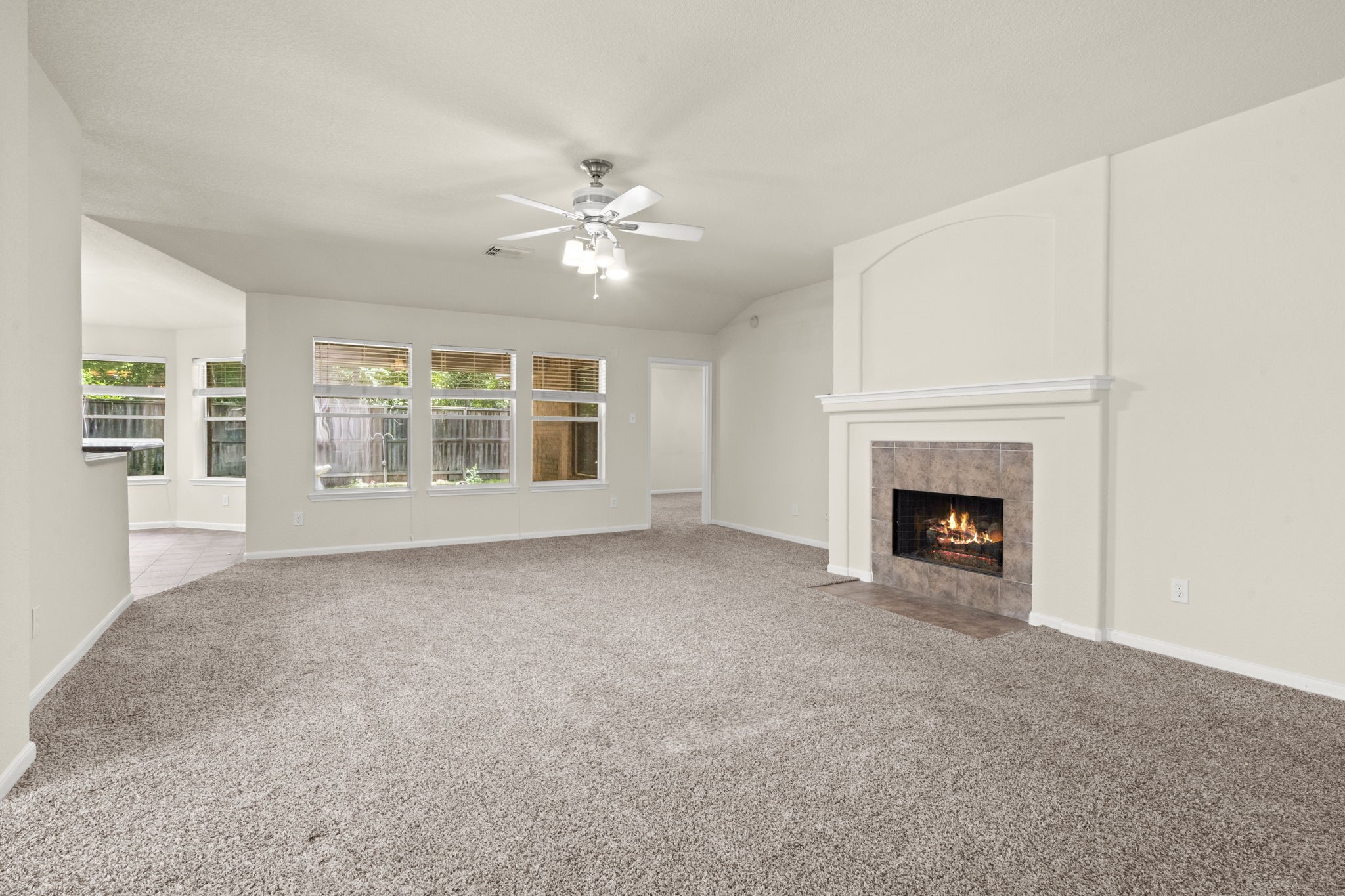 6 Bushell Mill Place The Woodlands, TX 77382 - Photo 9 of 29 Open, spacious living room