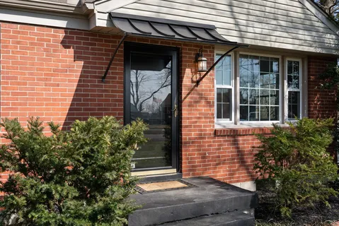 a view of a house with a window