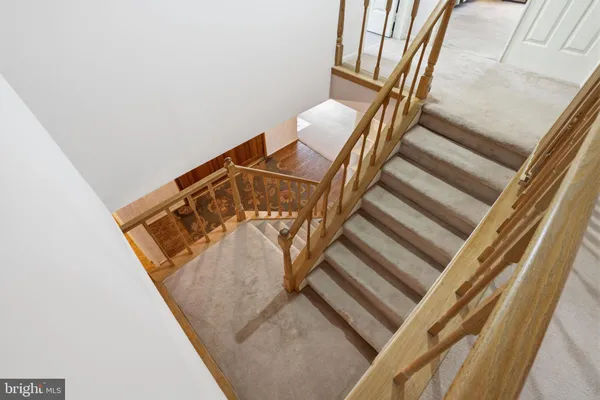 a view of staircase