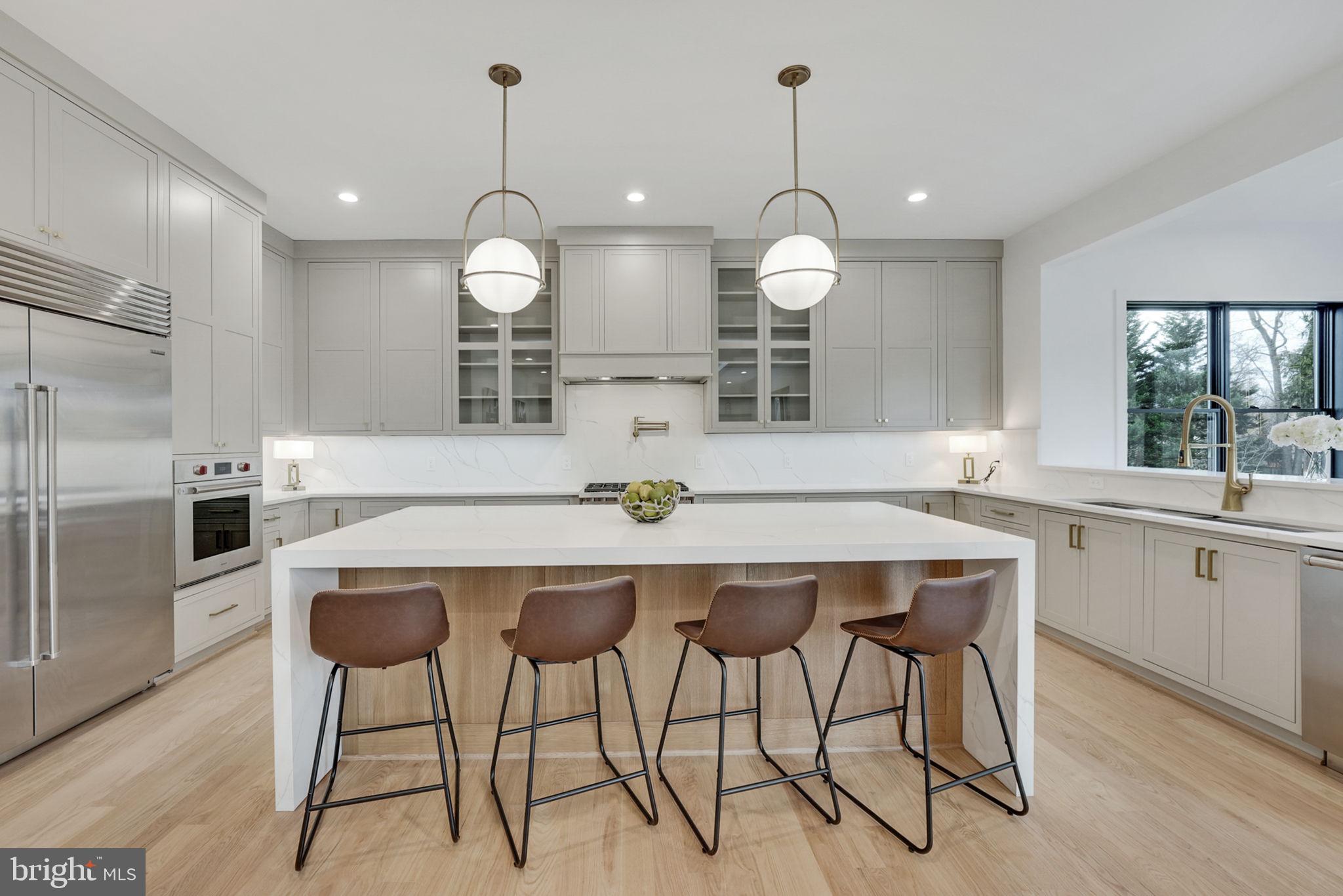 1422 Mayflower Drive McLean, VA 22101 - Photo 18 of 67 Kitchen has exquisite lighting and fixtures