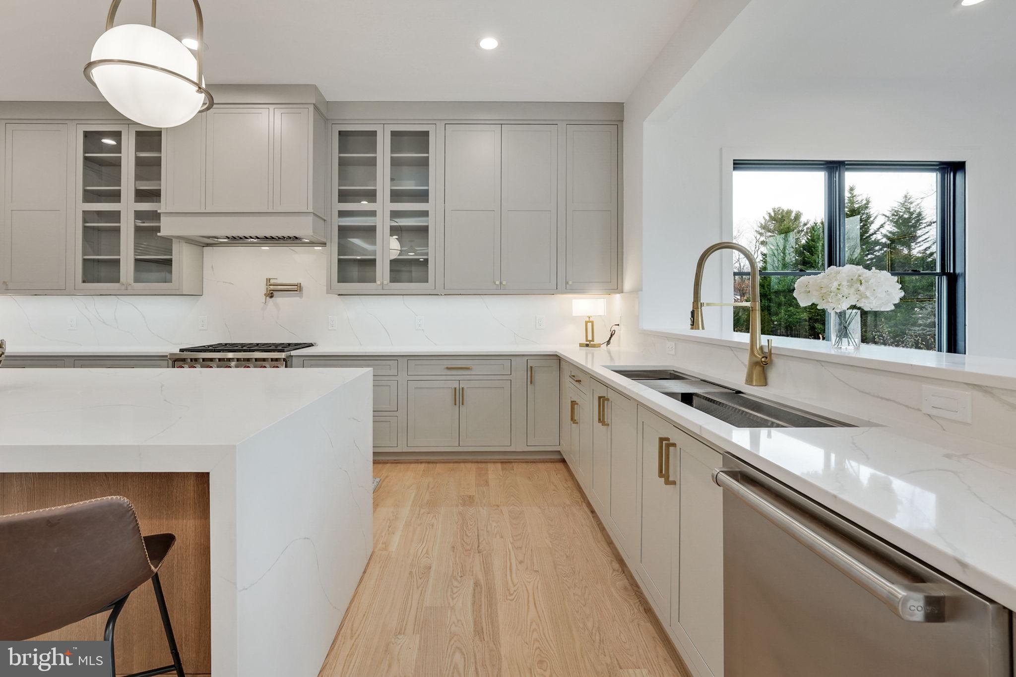 1422 Mayflower Drive McLean, VA 22101 - Photo 19 of 67 Kitchen has an oversized Ruvati Workstation Sink