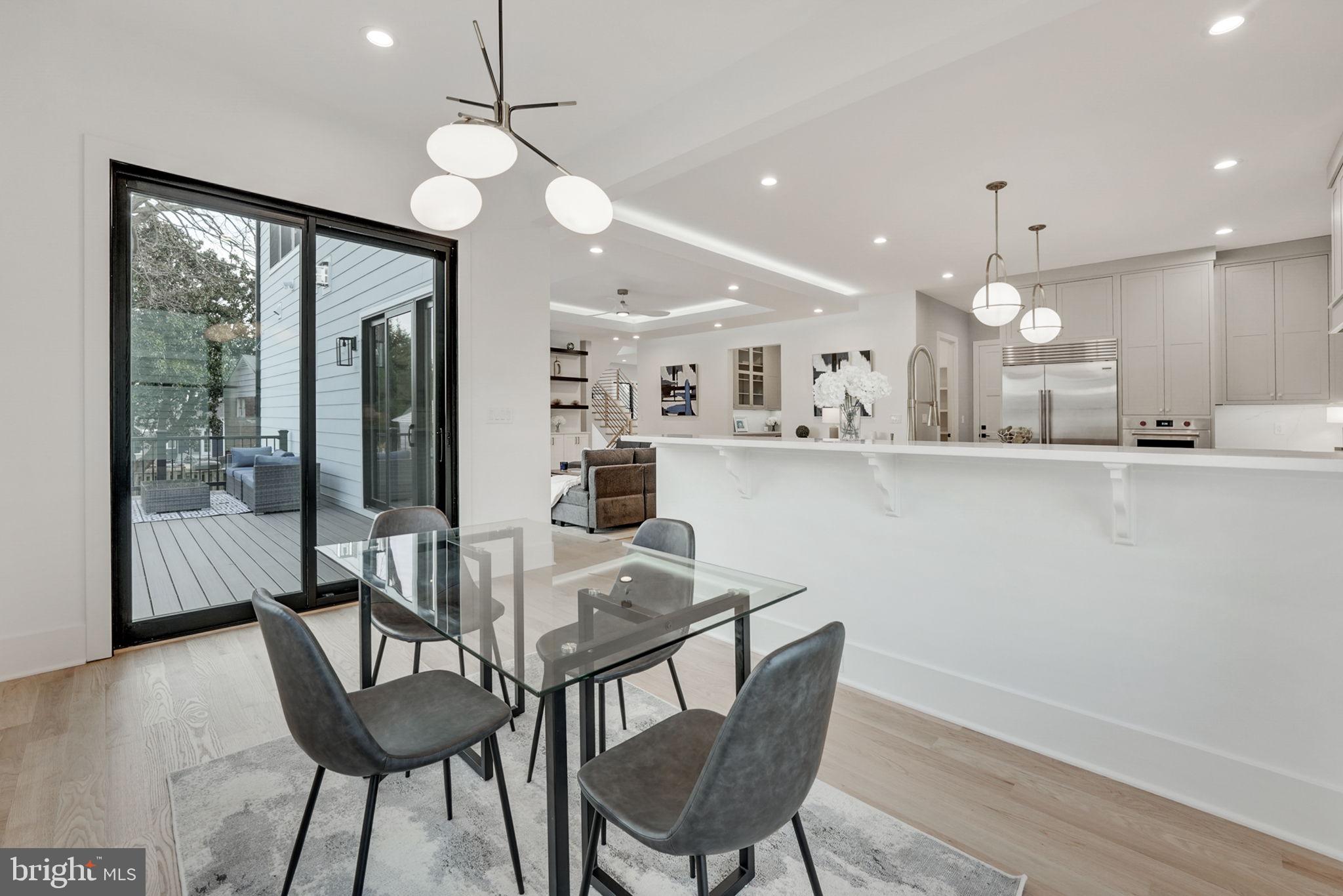 1422 Mayflower Drive McLean, VA 22101 - Photo 24 of 67 Breakfast Room has deck access thru a 2nd slider