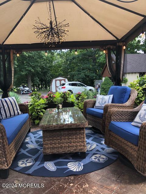 516 Matawan Avenue Keyport, NJ 07735 - Photo 54 of 59 a outdoor living space with furniture and garden view