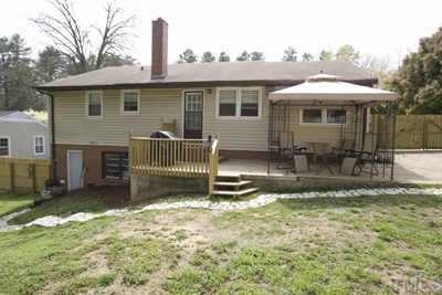 2260 Rumson Road Raleigh, NC 27610 - Photo 11 of 12 The fenced backyard has a gazebo over the patio and a storage shed Other