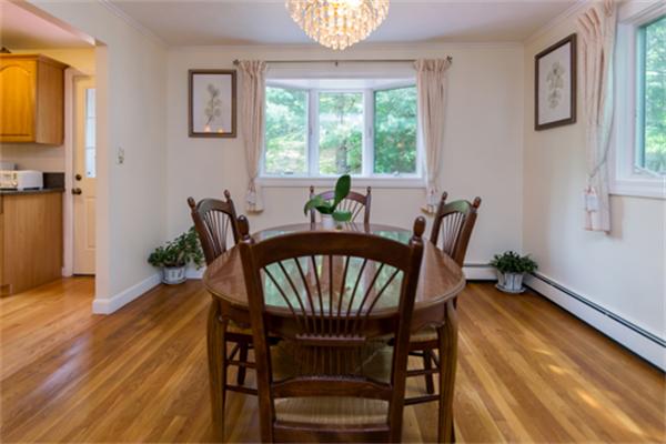 930 Central Avenue Needham, MA 02492 - Photo 6 of 21 a view of a dining room with furniture window and outside view