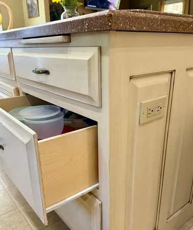 a close view of utility room