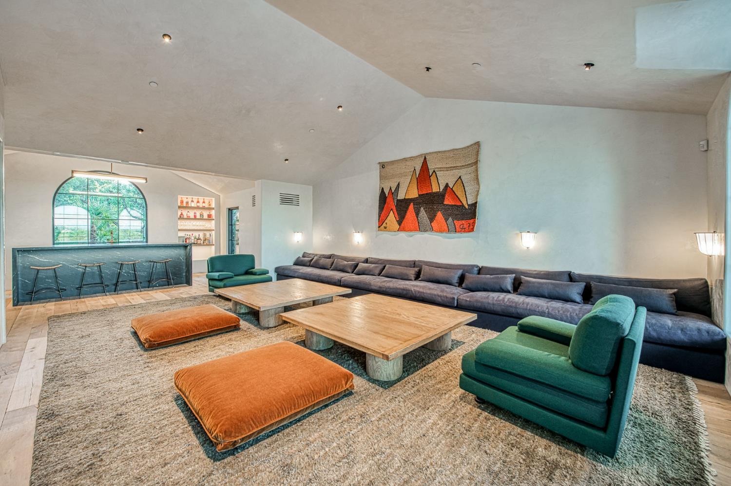 1530 West Moraga Road Fresno, CA 93711 - Photo 5 of 11 a projector room with furniture and a large window