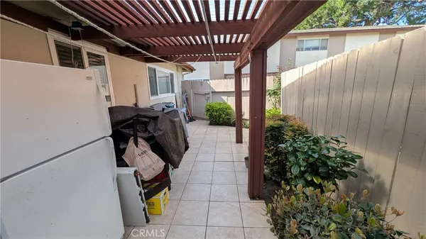 a view of a porch