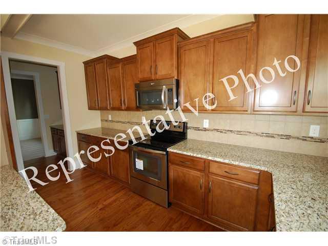 6616 Ridge Bluff Drive Rural Hall, NC 27045 - Photo 2 of 8 Kitchen. Photo Used to Illustrate Floor Plan Layout Only (color & finish may vary)