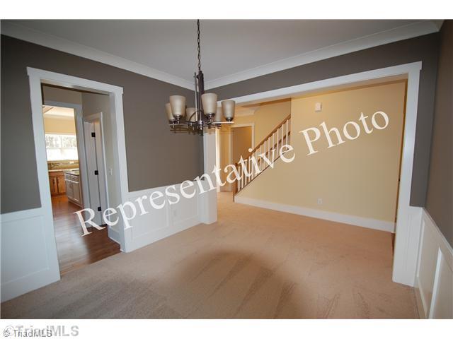 6616 Ridge Bluff Drive Rural Hall, NC 27045 - Photo 3 of 8 Dining Room. Photo Used to Illustrate Floor Plan Layout Only (color & finish may vary)