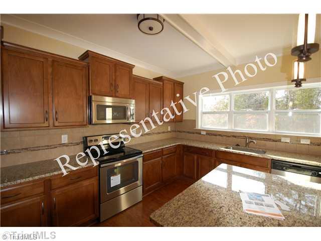 6616 Ridge Bluff Drive Rural Hall, NC 27045 - Photo 5 of 8 Kitchen. Photo Used to Illustrate Floor Plan Layout Only (color & finish may vary)