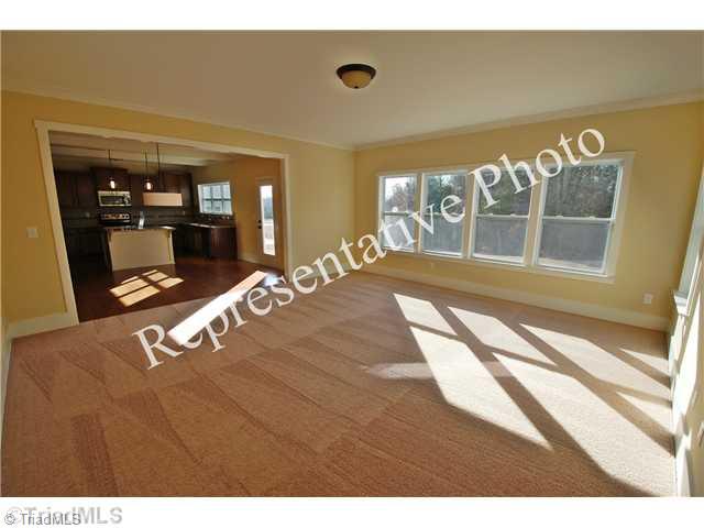 6616 Ridge Bluff Drive Rural Hall, NC 27045 - Photo 8 of 8 Living Room. Photo Used to Illustrate Floor Plan Layout Only (color & finish may vary)