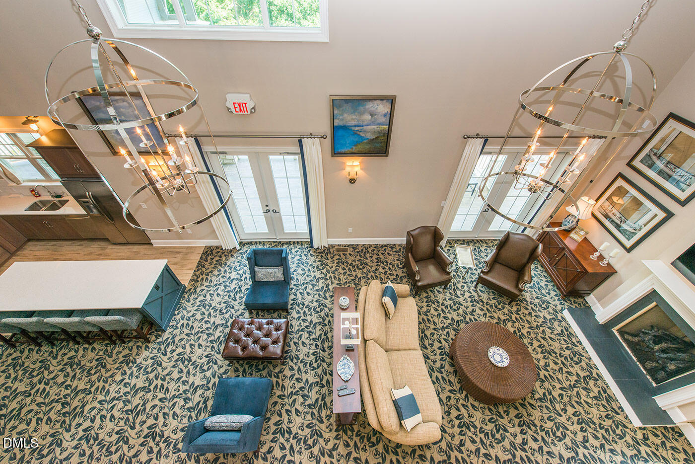 5109 Wainscott Way Raleigh, NC 27612 - Photo 48 of 52 a living room with furniture and a rug