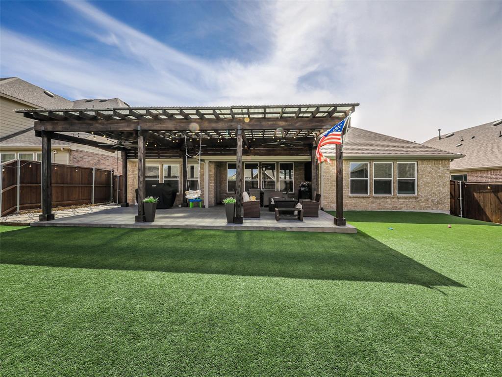 2809 Ranger Lane Aubrey, TX 76227 - Photo 31 of 34 Plenty of ALL DAY Shade with this Extended Patio and Gazebo!