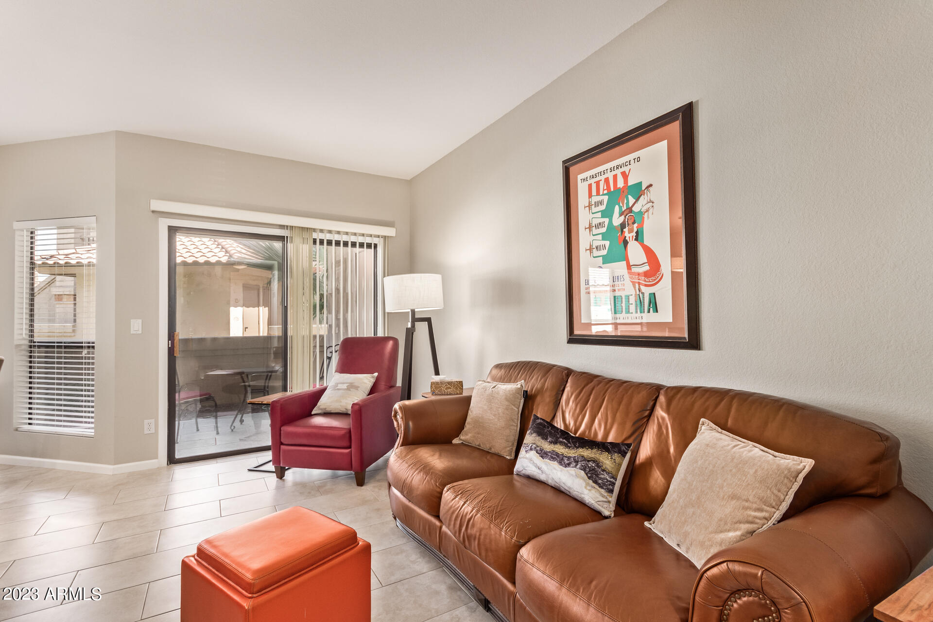 9711 East Mountain View Road, Unit 1502 Scottsdale, AZ 85258 - Photo 4 of 42 1502 living room .patio view