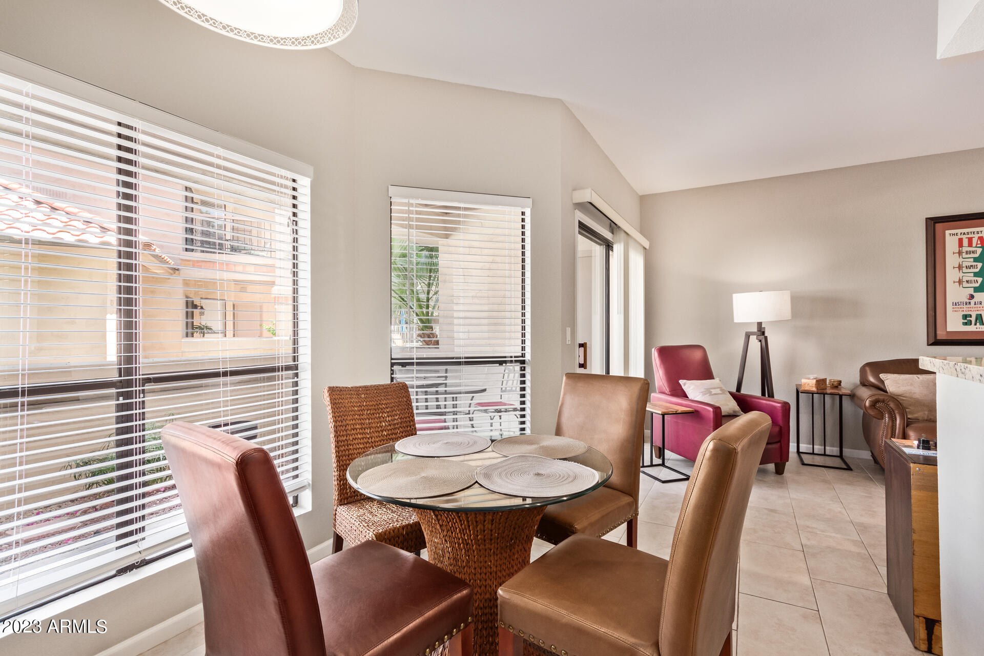9711 East Mountain View Road, Unit 1502 Scottsdale, AZ 85258 - Photo 7 of 42 1502 dining room. living room