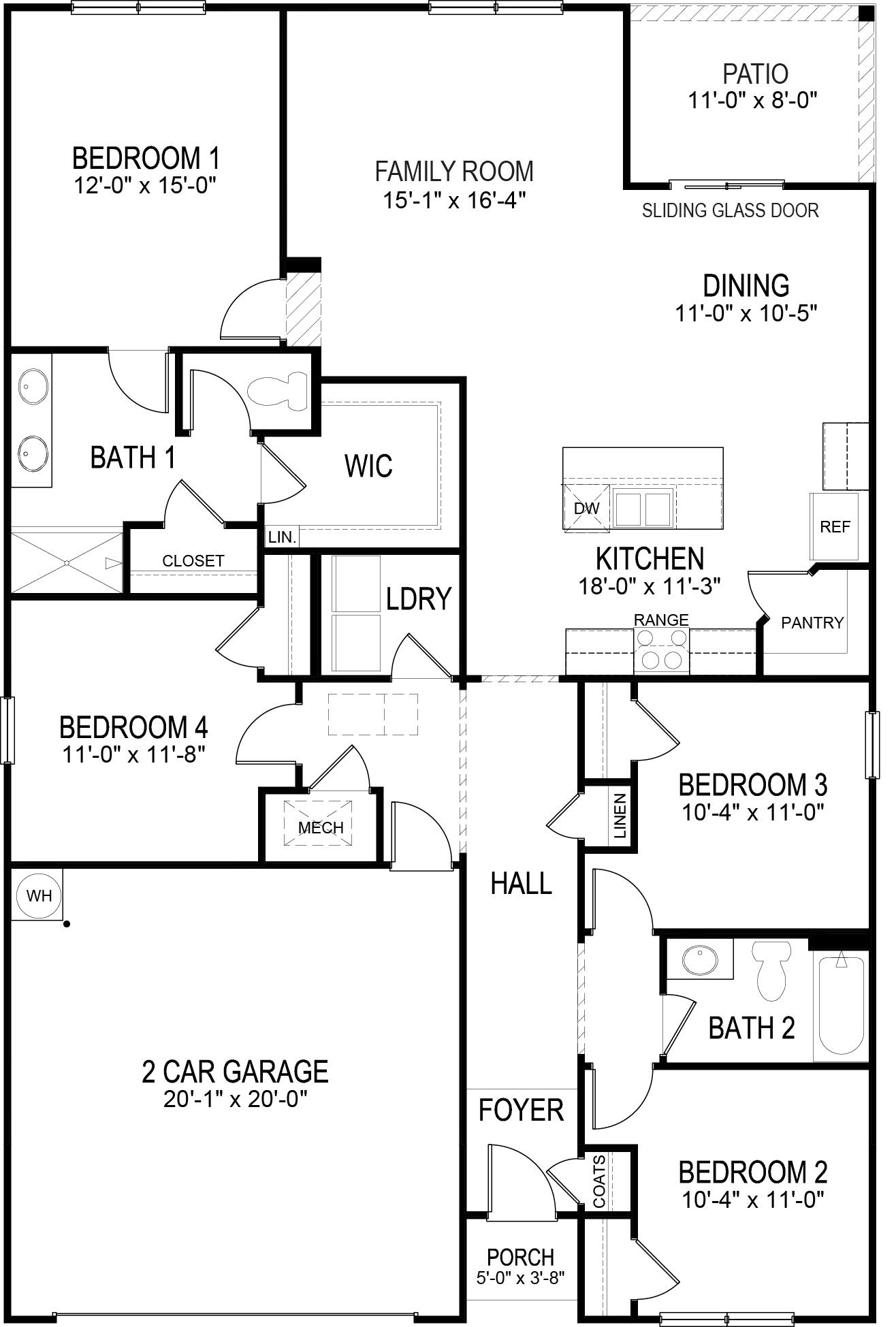 159 Draft Street Rossville, GA 30741 - Photo 24 of 24 Cali Floor Plan Express Updated