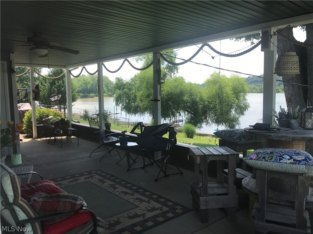 100 16th Street Vienna, WV 26105 - Photo 20 of 34 Covered Back porch