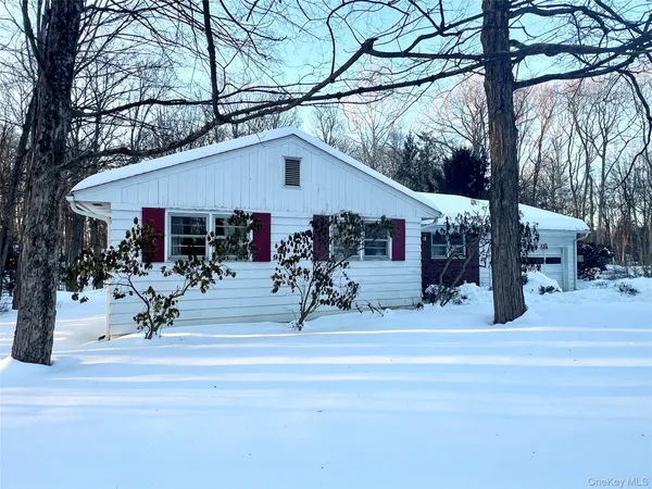 a view of a house with a patio