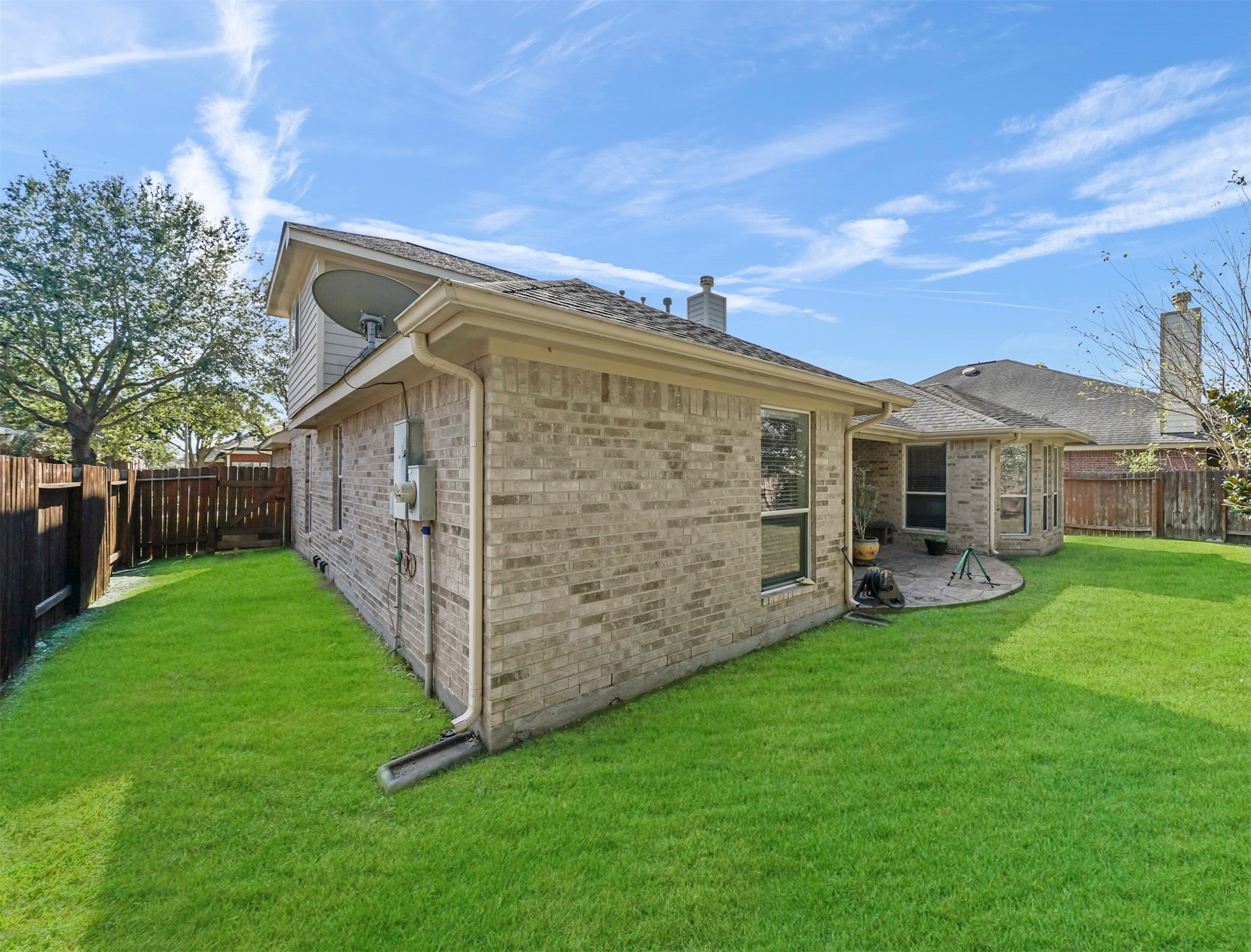 8214 Garrison Point Drive Houston, TX 77040 - Photo 29 of 37 a view of a house with backyard
