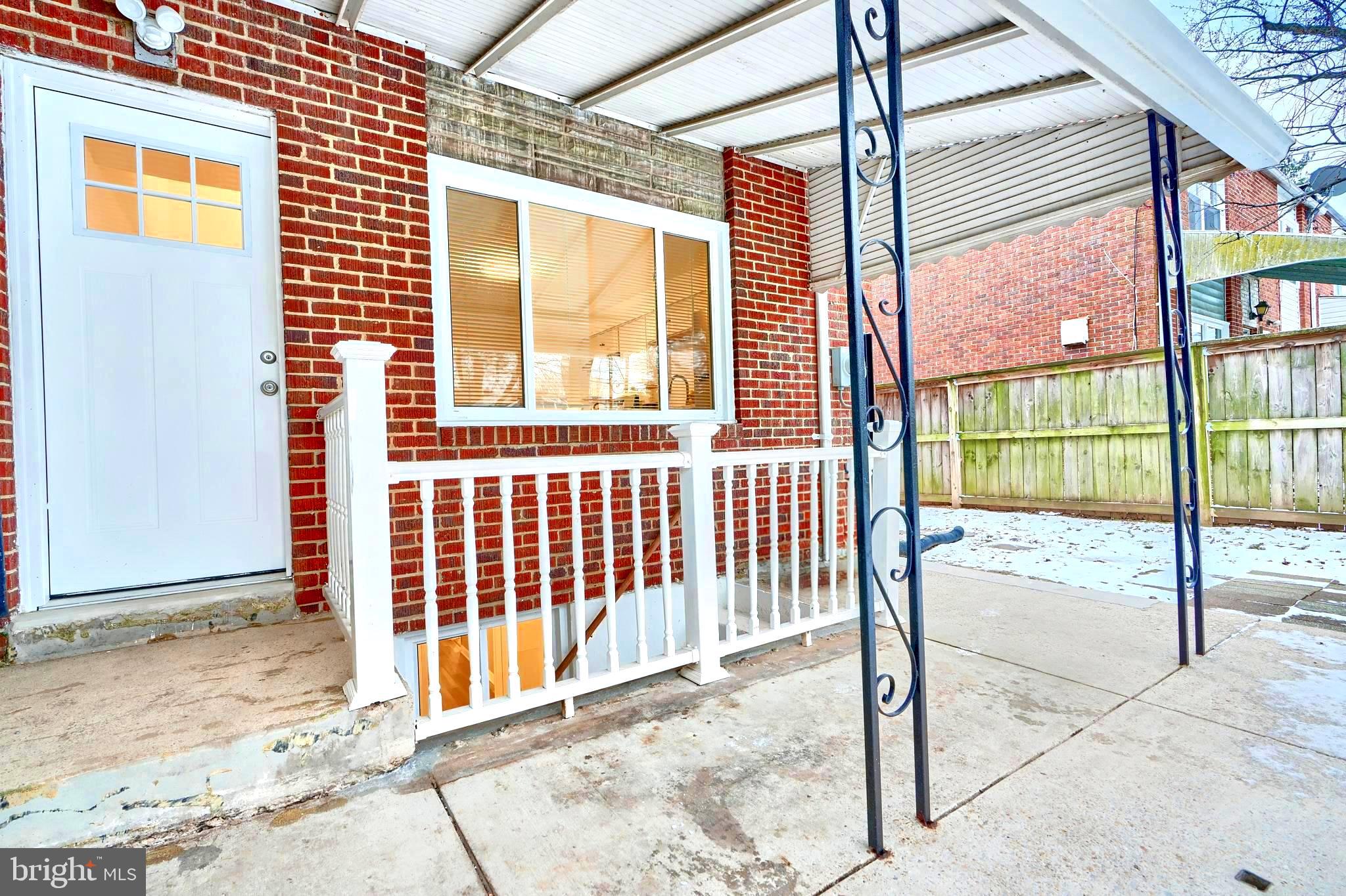 8014 Lansdale Road Baltimore, MD 21224 - Photo 31 of 41 REAR OF HOME w/LOWER LEVEL ACCESS