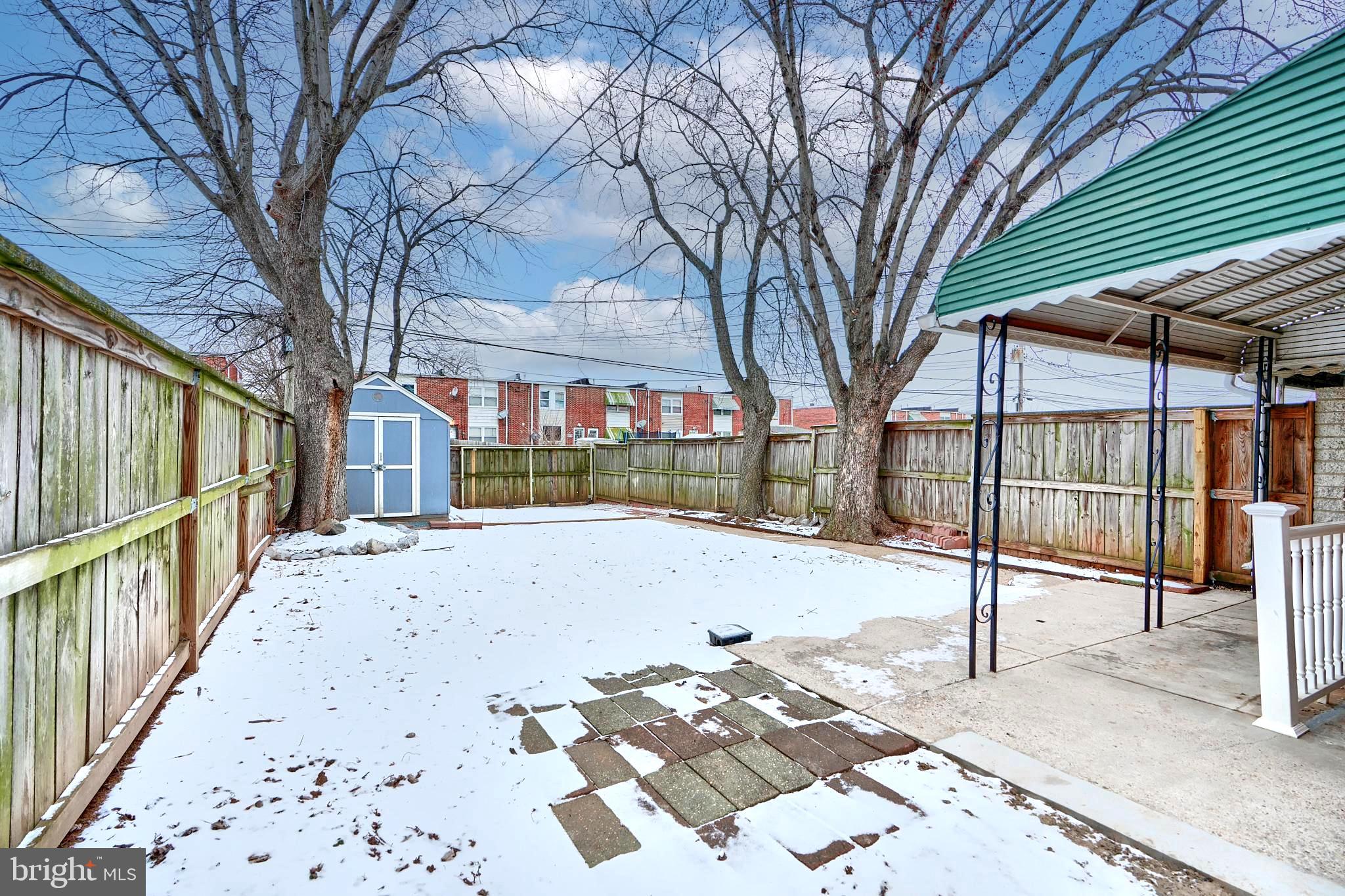 8014 Lansdale Road Baltimore, MD 21224 - Photo 34 of 41 REAR YARD