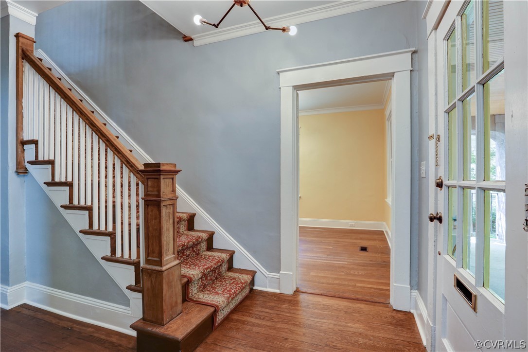 111 Overbrook Road Richmond, VA 23222 - Photo 5 of 43 Front Hall - Original 9 paned front door, straight