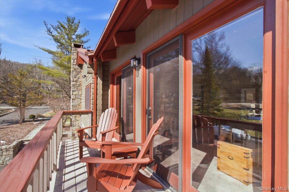 183 Bullet Hole Road Mahopac, NY 10541 - Photo 34 of 44 a view of balcony with a potted plant