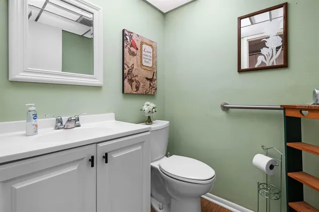 an aerial view of lake houses with outdoor space