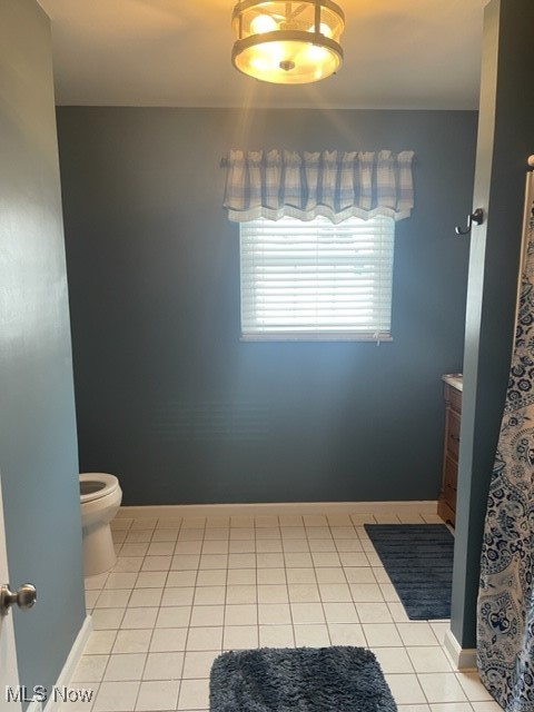 178 Patterson Road Weirton, WV 26062 - Photo 19 of 50 Bathroom with tile patterned flooring, vanity, and toilet