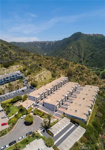 a view of city and mountain