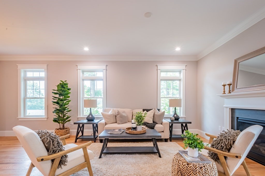 18 Pine Knoll Road Lexington, MA 02420 - Photo 10 of 42 a living room with furniture potted plant and a window