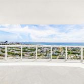 view of balcony with city view