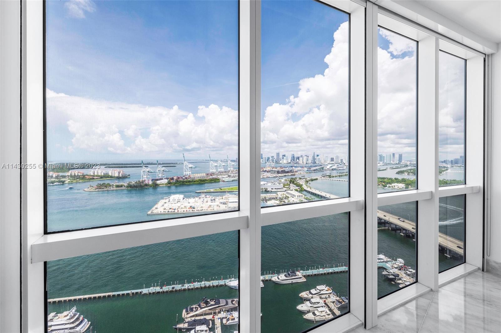 400 Alton Road, Unit 3403 Miami Beach, FL 33139 - Photo 11 of 34 a view of a city from a balcony