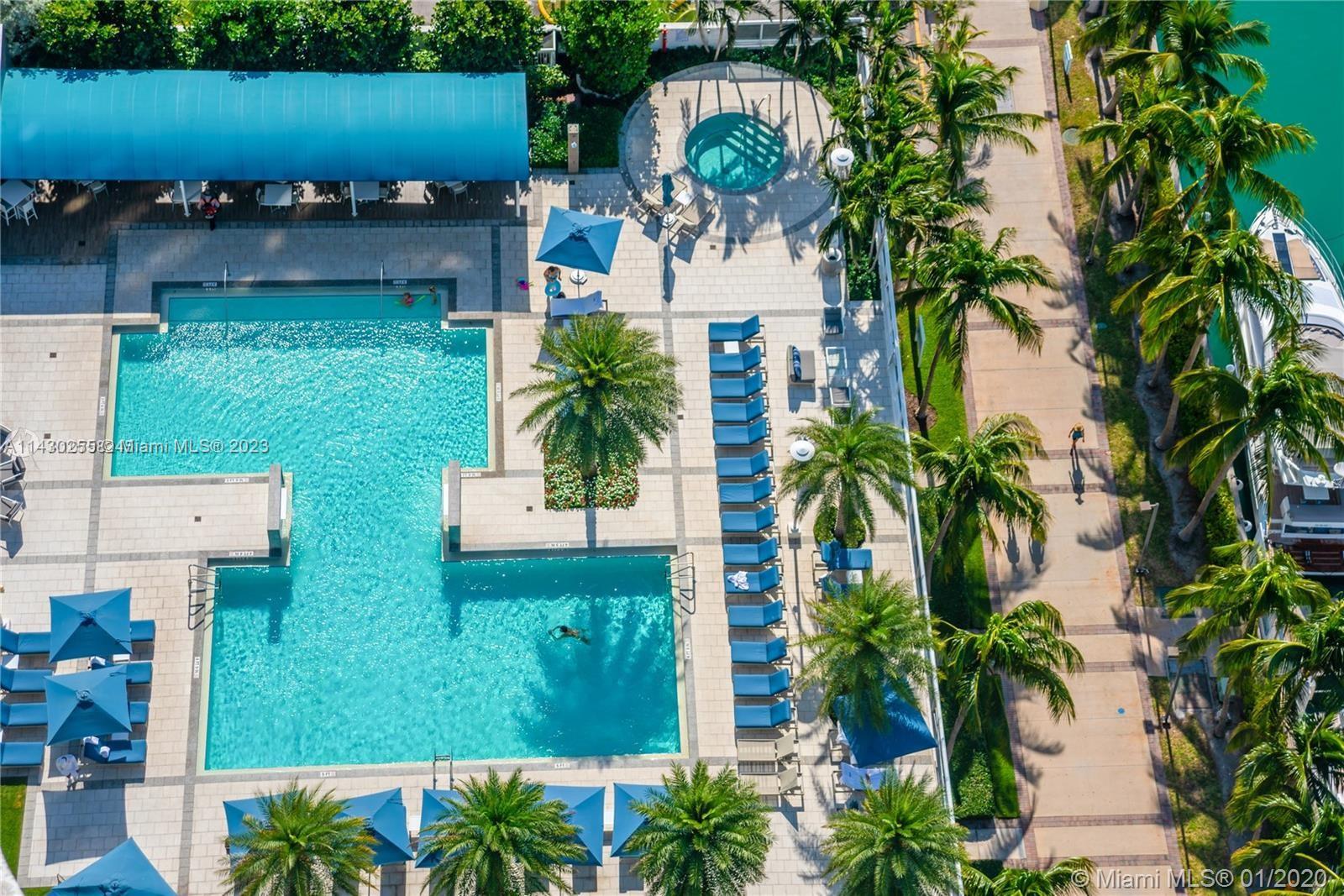 400 Alton Road, Unit 3403 Miami Beach, FL 33139 - Photo 34 of 34 an ocean view with residential house and outdoor space