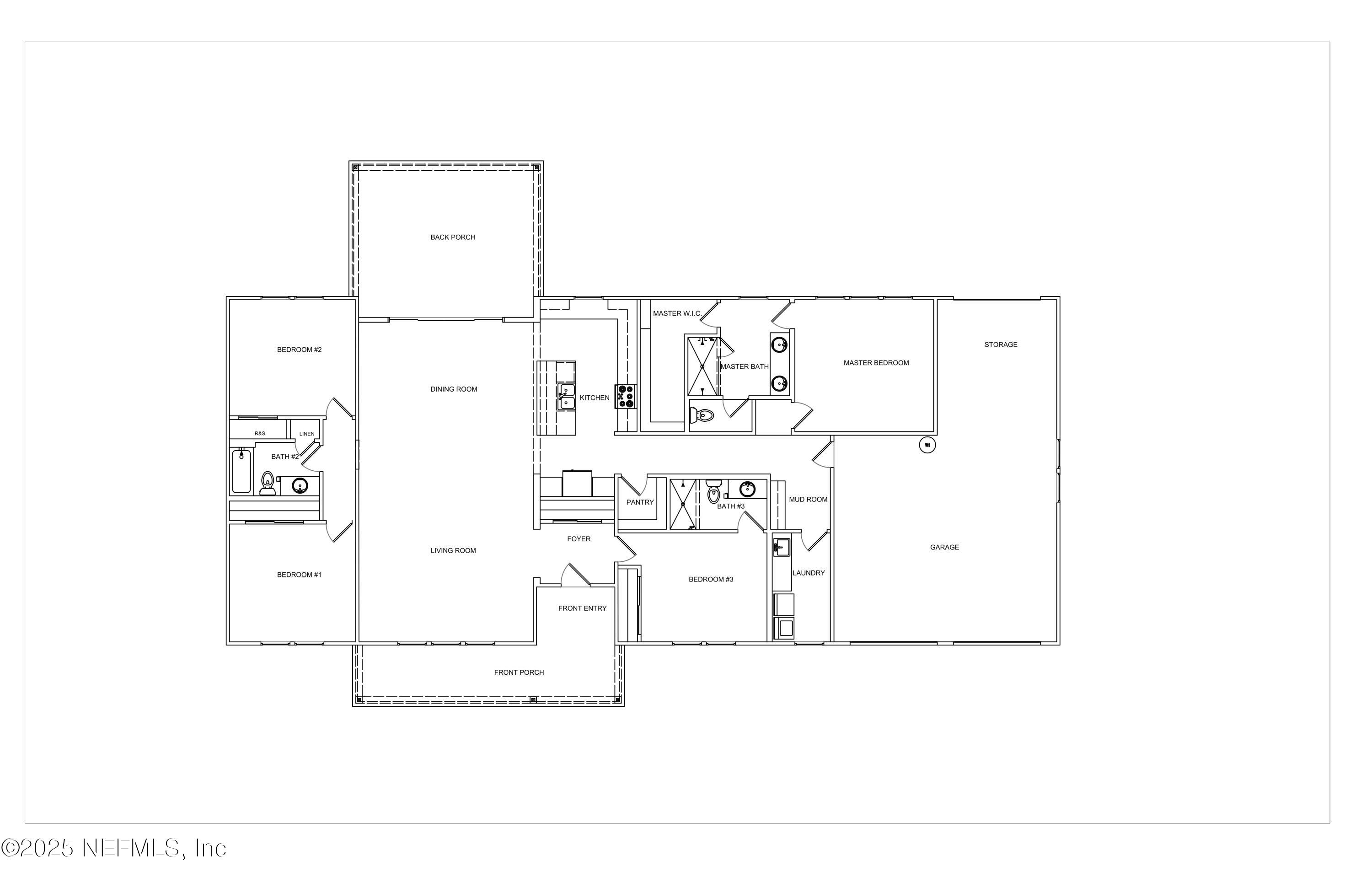 2318 Steel Bridge Road Macclenny, FL 32063 - Photo 39 of 39 a black and white photo of a floor